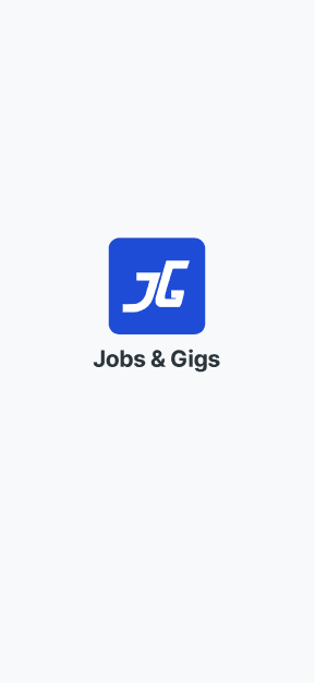 JOBS & GIGS APP screen 1