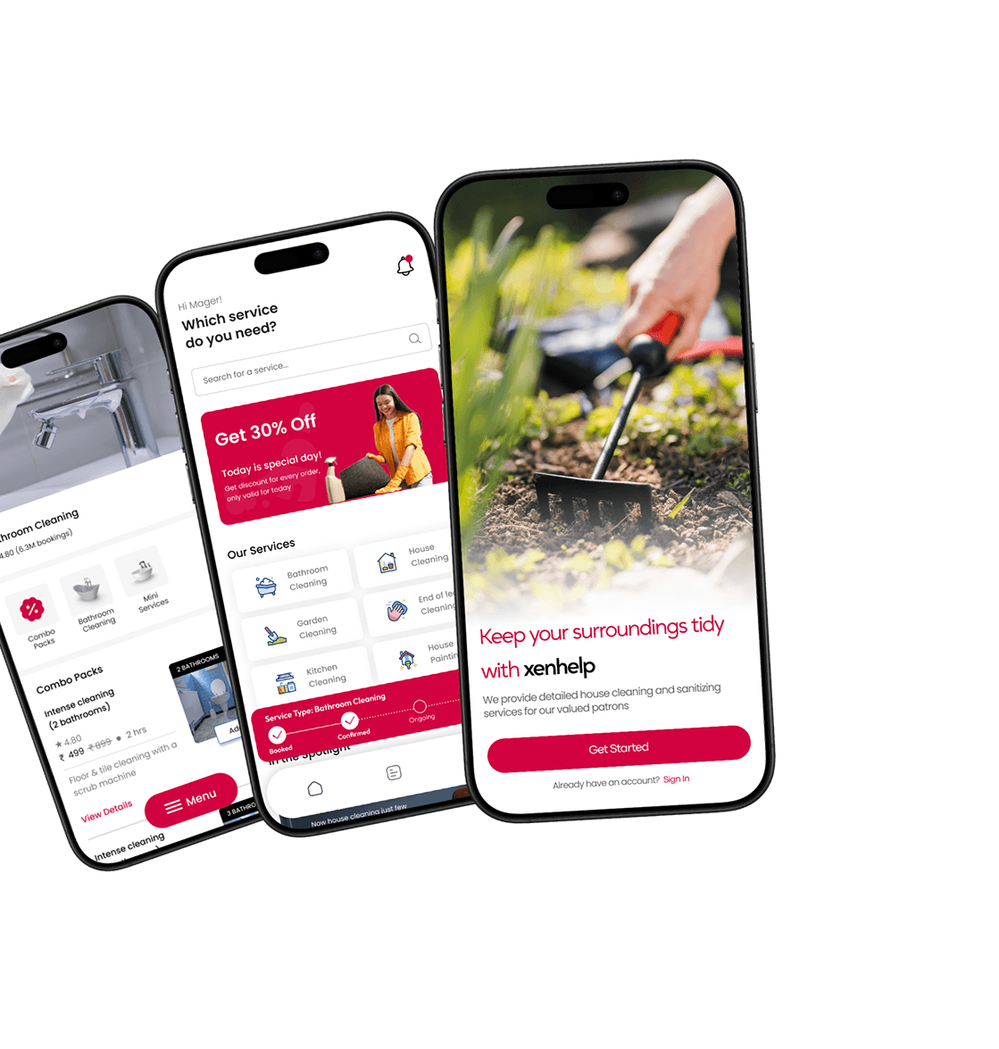 XenHelp product app screens